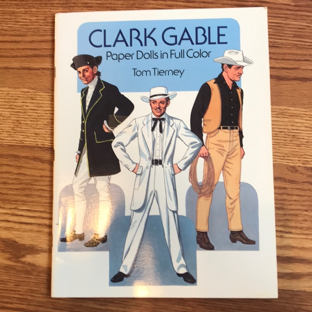 Clark Gable Paper Dolls Book